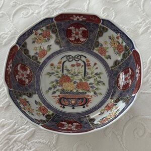 Vintage TOYO KO IMARI 6" SCALLOPED BOWL Made In Japan